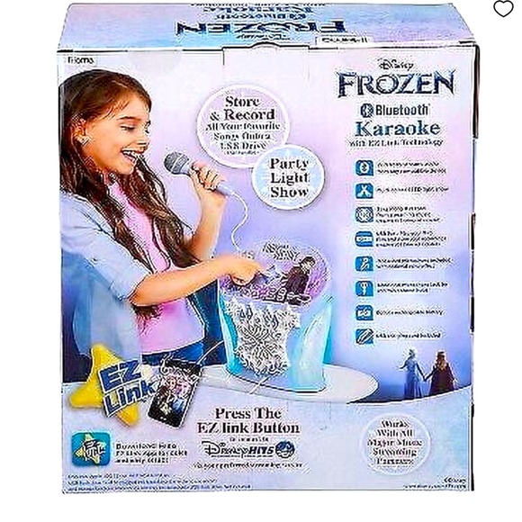 New in box! Disney Frozen iHome EZ Link Bluetooth Karaoke Machine - Picture 2 of 5